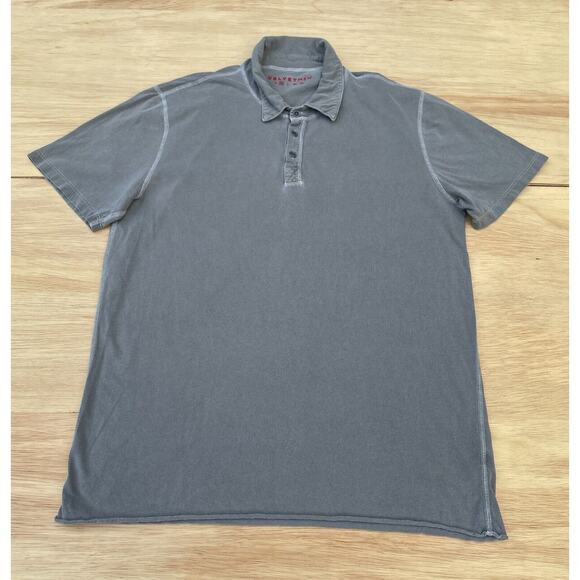 Velvet by Graham & Spencer Other - VELVET By Graham & Spencer Polo Shirt Short Sleeve Casual Cotton Men Gray Size M